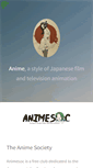 Mobile Screenshot of animesoc.com